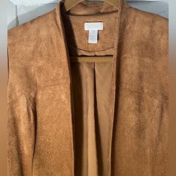 Chico’s Sueded Fringe Jacket - Picture 9 of 9